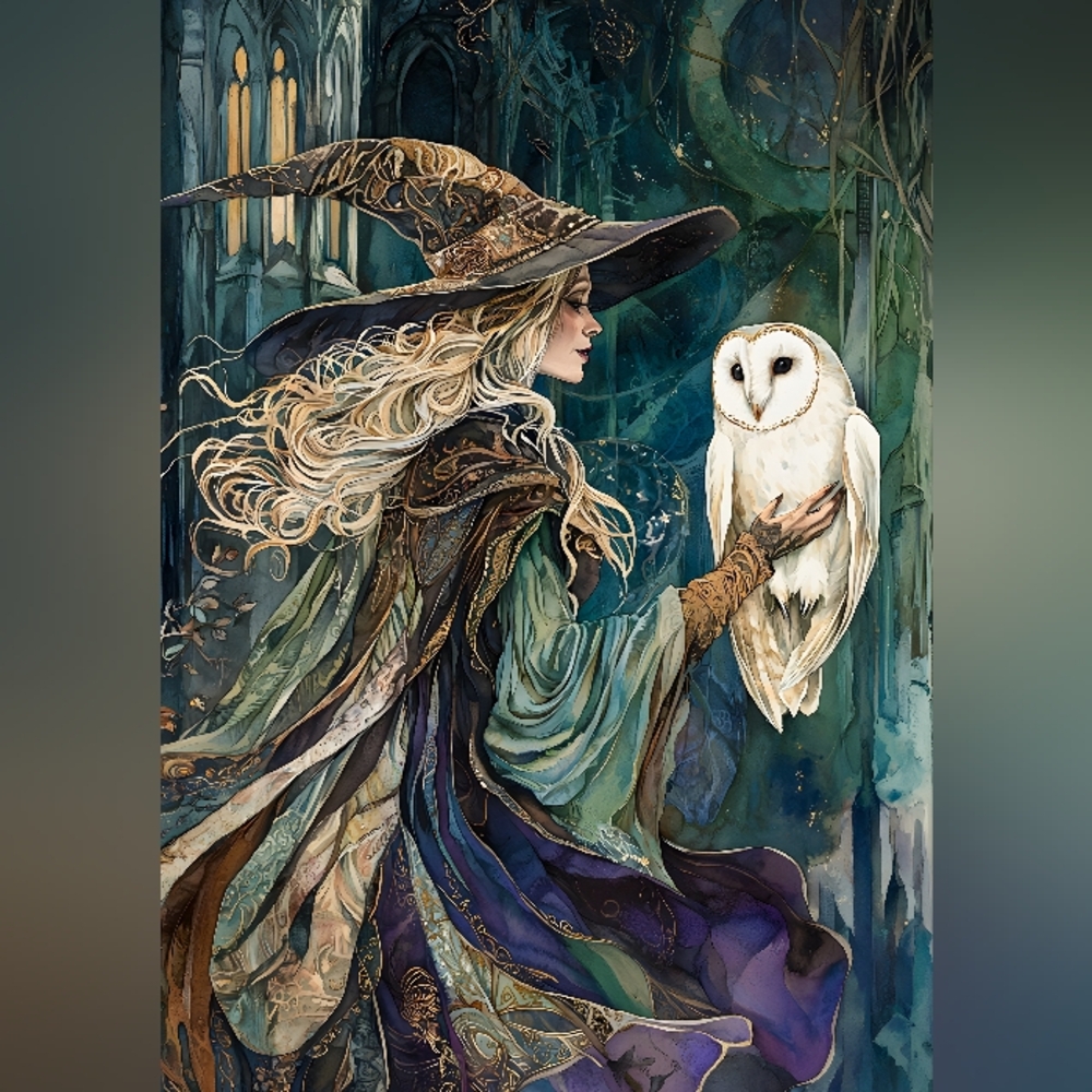 Beautiful Witch Print